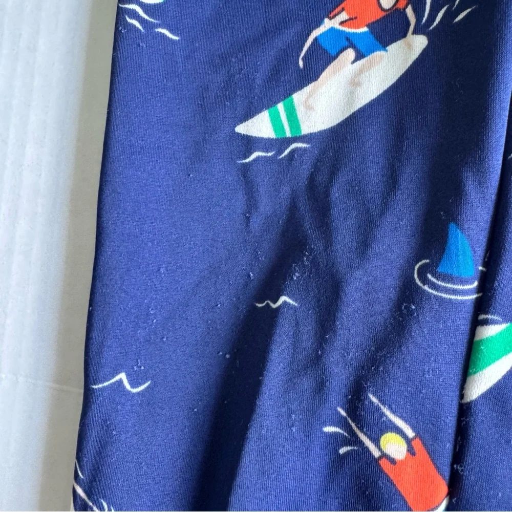Mini Boden Blue Swim Bottoms Size 5-6Y Trunks Summer Surfboard Water Vacation - Picture 4 of 9